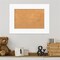 Cork Board, Cabinet White Frame - Bulletin Board, Organization Board, Pin Board